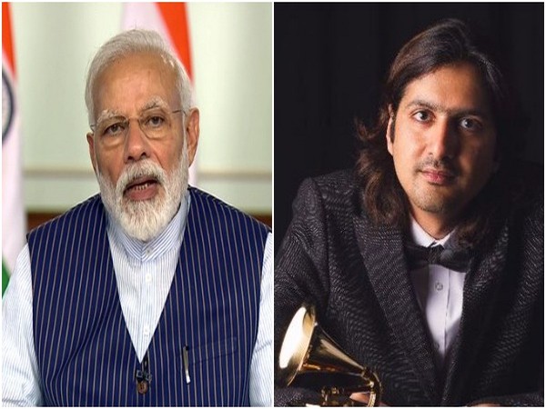 Prime Minister Narendra Modi, musician Ricky Kej (Image source: Twitter)