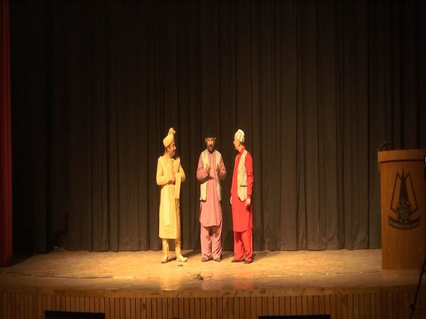 Visuals of a theatre play by artists in Kashmir