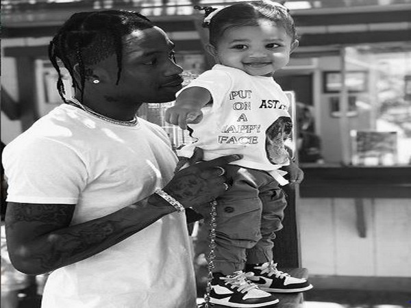 Travis Scott with daughter Stormi Webster