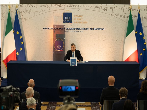 Italian Prime Minister Mario Draghi. Photo Credit: G20 Italy Twitter
