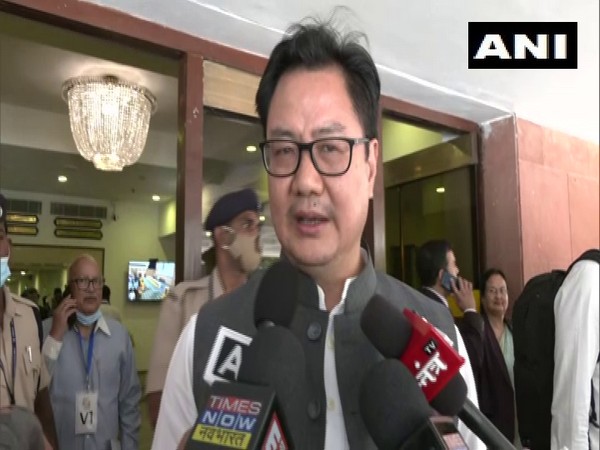 Union Law Minister Kiren Rijiju (Photo/ANI)