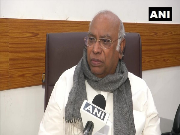 Leader of Opposition in Rajya Sabha and senior Congress leader Mallikarjun Kharge (Photo/ANI)