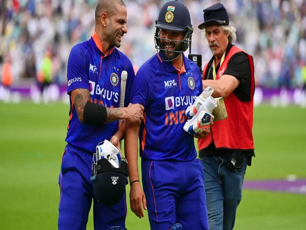 Shikhar Dhawan and Rohit Sharma. (Photo- ICC)