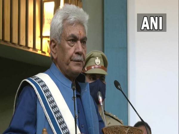 Jammu and Kashmir Lieutenant Governor Manoj Sinha (Photo/ANI)