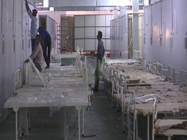 The Covid-19 hospital in Srinagar (Photo/ANI)
