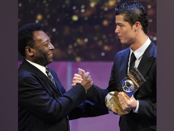 Pele with Cristiano Ronaldo (Photo/ Pele Instagram) 