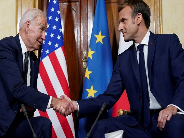 US President Joe Biden and France President Emmanuel Macron (Photo Credit - Reuters)