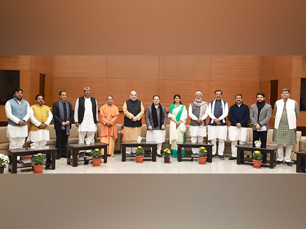 Union Home Minister Amit Shah meets NDA allies (Photo:Twitter/Amit Shah)