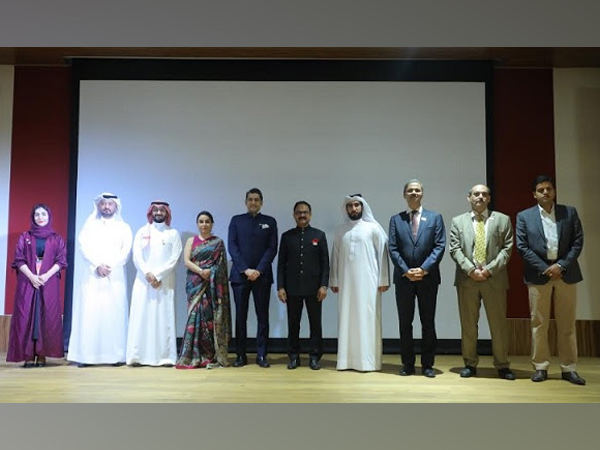 Dr. Aman Puri, Consul General of India in Dubai along with other delegates from GCC countries at India Pavilion, EXPO2020 Dubai
