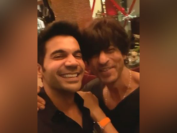 Rajkummar Rao and Shah Rukh Khan, Image Courtesy: Twitter