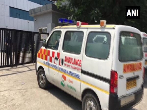 Visual from a hospital outside Indore