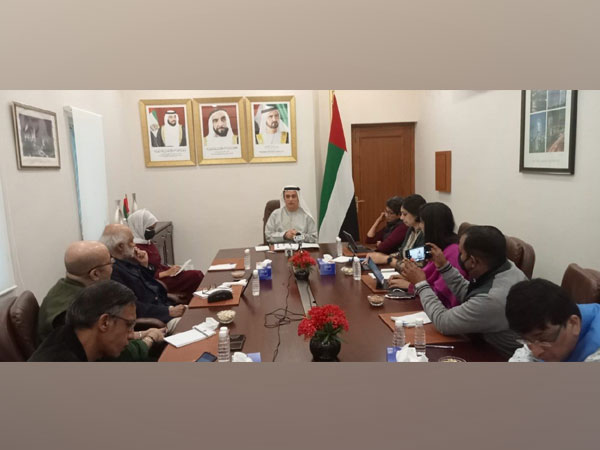 UAE Ambassador to India, Dr Ahmed Albanna speaking on the occasion of UAE's Golden Jubilee celebrations