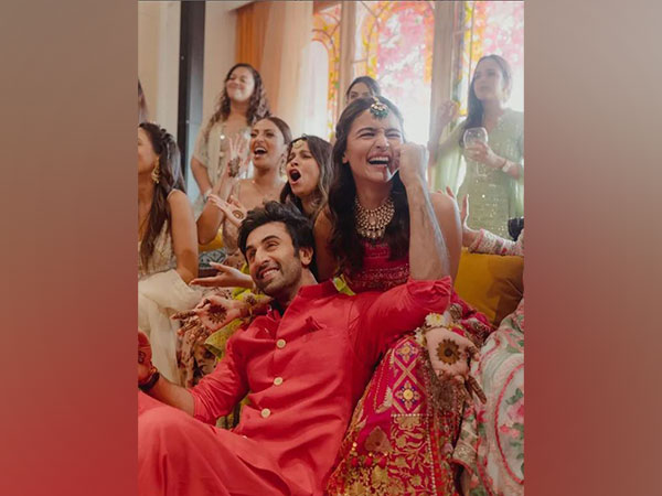 A glimpse from Ranbir Kapoor, Alia Bhatt's mehendi ceremony (Image source: Instagram)