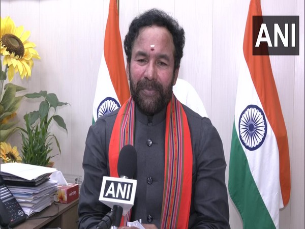 Union Minister G Kishan Reddy speaking to ANI (Photo/ANI)