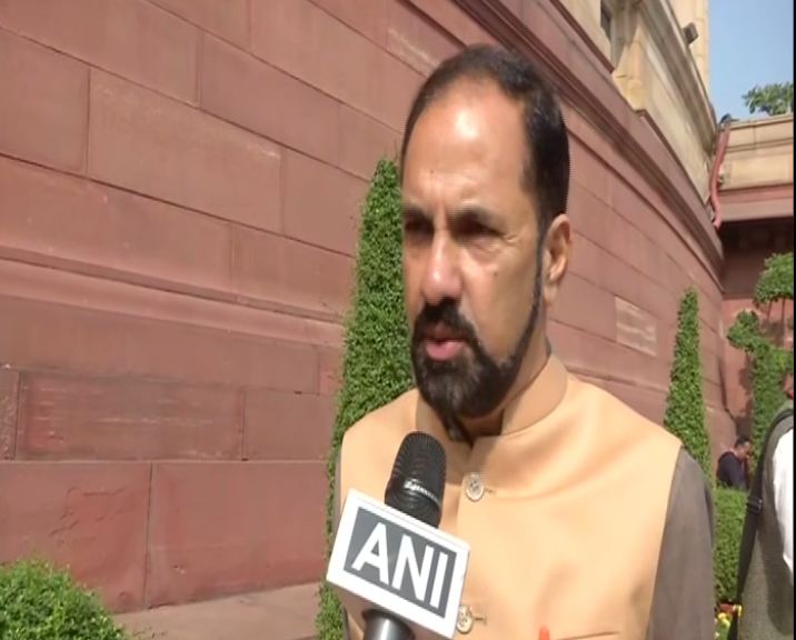 PDP Lawmaker Nazir Ahmed Laway spoke to ANI on Friday in New Delhi. Photo/ANI