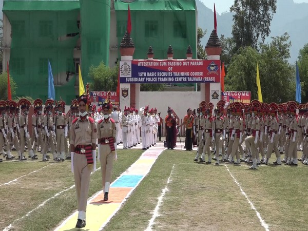 J-K police's attestation-cum-passing out parade held at STC in Talwara, Reasi