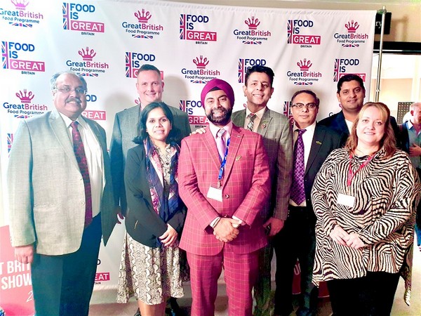 Historic Image of Forum of Indian Food Importers members along with the DIT's Great Britain Food Program Team and UKIBC representative, in Birmingham, UK