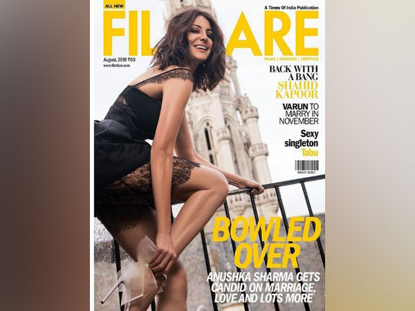 Anushka Sharma as the cover girl on Filmfare magazine (Image courtesy: Instagram)