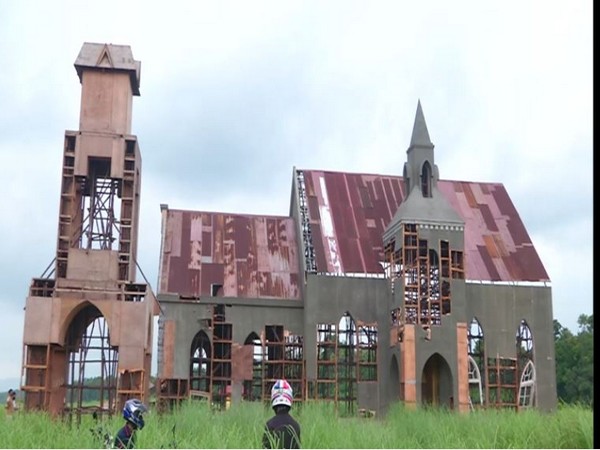 The shooting set of a church built for Malayalam movie 'Minnal Murali' has been allegedly vandalised by a group of people at Kalady in Kerala's Ernakulam district.