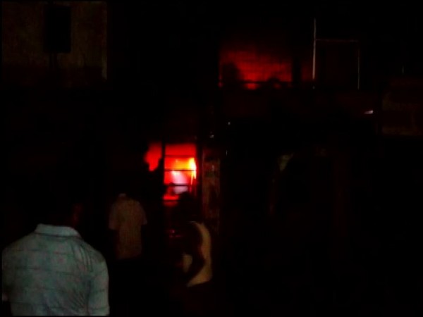 Fire broke out at a PVP pipe factory in Lucknow on Saturday [Photo/ANI]