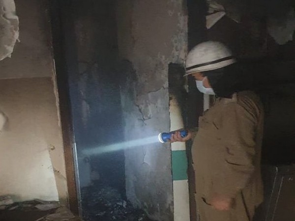 A visual from the spot of incident in New Delhi on Saturday. 