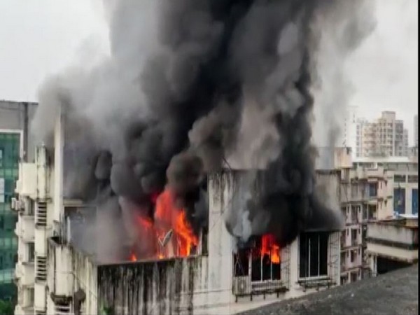 Fire breaks out from seventh floor of Ganjawala Building (Photo/ANI)