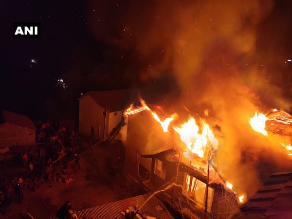 Visuals from the spot of fire incident. (Photo/ANI)