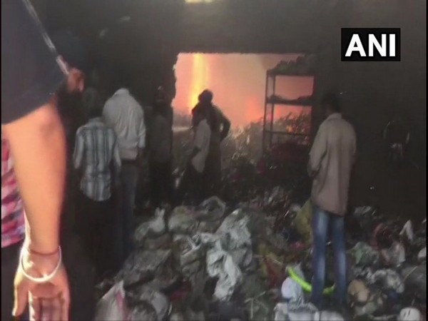 Visuals of the blazing factory. Photo/ANI