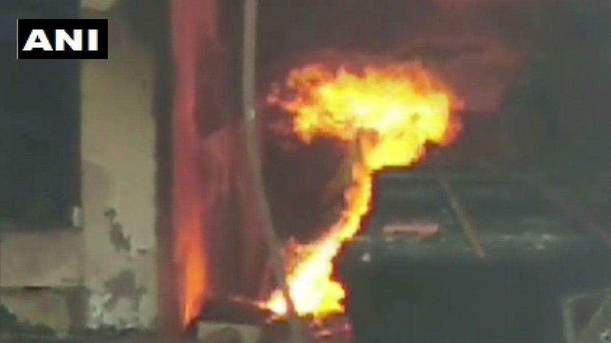 Domestic dog saves life of more than 30 people by alerting them about fire in the building in UP's Banda. 