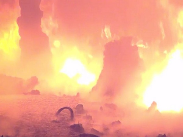 Three godowns were gutted in a major fire in Bhiwani on Tuesday. 