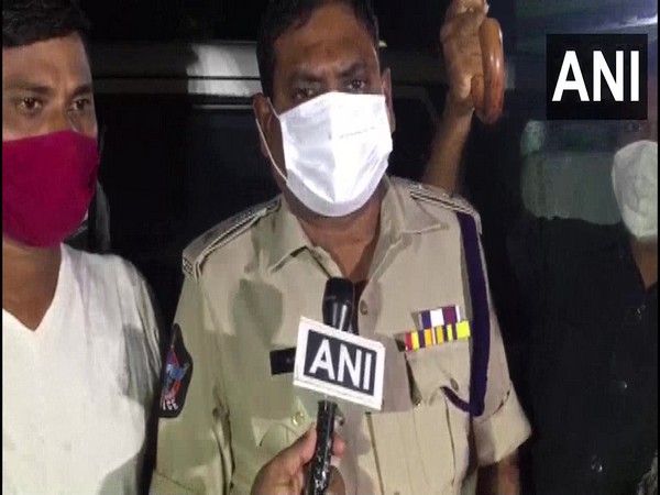 Suresh Babu in-charge DCP, Visakhapatnam City speaking to ANI on Tuesday. (Photo/ANI)