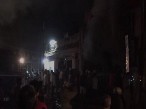 A fire broke out at a company in Madurai on Sunday 