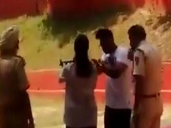 Visual of the incident (Photo credit: Twitter)