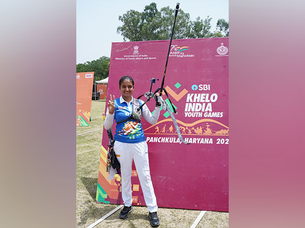 Archer Riddhi of Haryana won gold in Girls Recurve category (Image: SAI/MYAS)