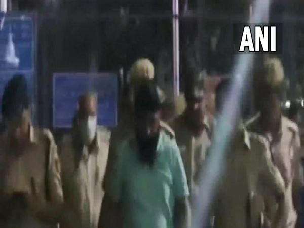 Tajinder Pal Singh Bagga at Deen Dayal Upadhyay Hospital in Delhi. (ANI/photo)