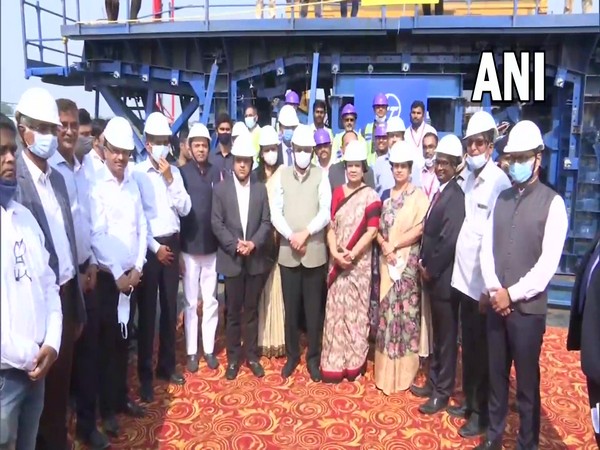 Gujarat Chief Minister Bhupendra Patel, others visited and reviewed the development of project (Photo/ANI)