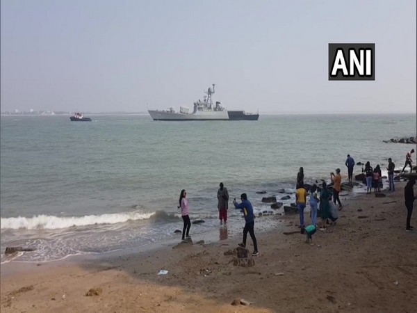 INS Khukri in Diu (Photo/ANI)