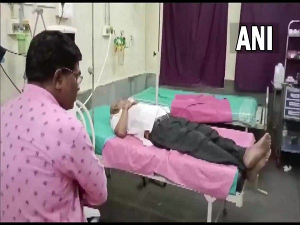 Two people injured as passenger train collides with goods train in Maharashtra's Gondia. (ANI/photo)