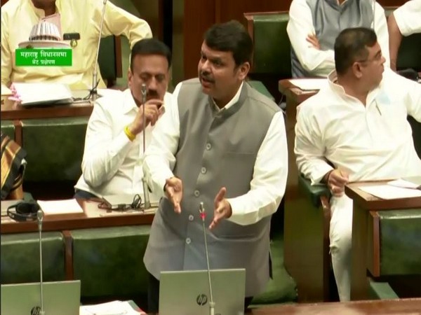 BJP leader Devendra Fadnavis in Maharashtra Assembly