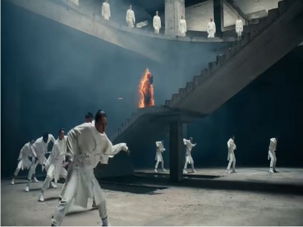 A still from the official music video of 'Flames' (Image courtesy: Instagram)