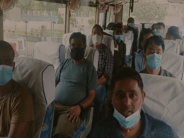 Indian Air Force flight C 17 Globemaster carrying 24 Indian and 11 Nepalese evacuees from Kabul landed at Hindon Airport today under Operation Devi Shakti.