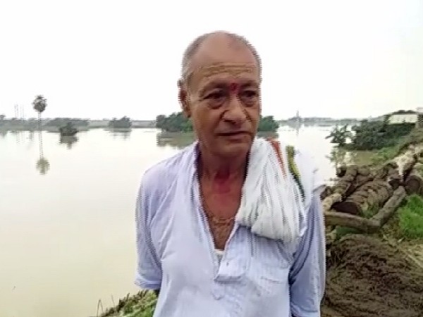 A villager speaking to ANI in Darbhanga, Bihar on July 13. Photo/ANI