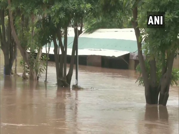 Visuals of flood-like situation in parts of Phillaur on Monday. Photo/ANI