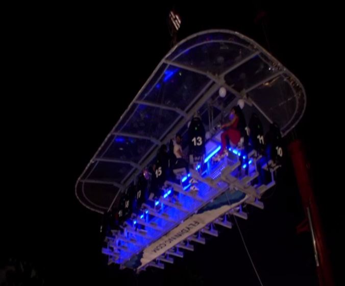 Flying restaurant in Noida