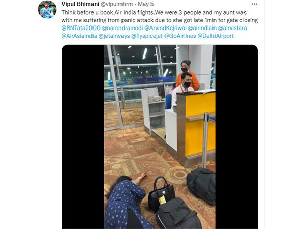 Screengrabs from the viral video. (Photo source: Twitter/Vipul Bhimani)