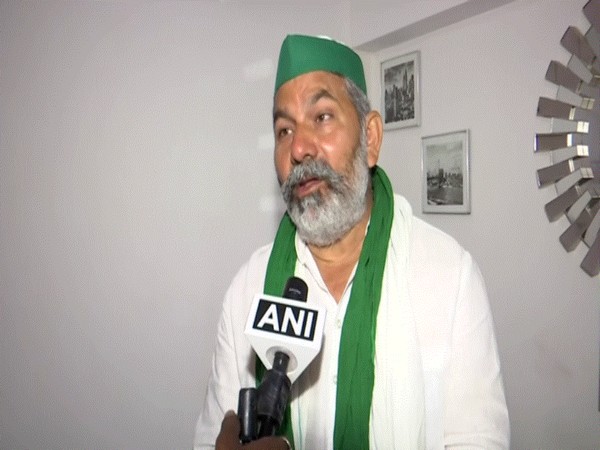 Rakesh Tikait speaking to ANI in Mumbai (Photo/ANI) 