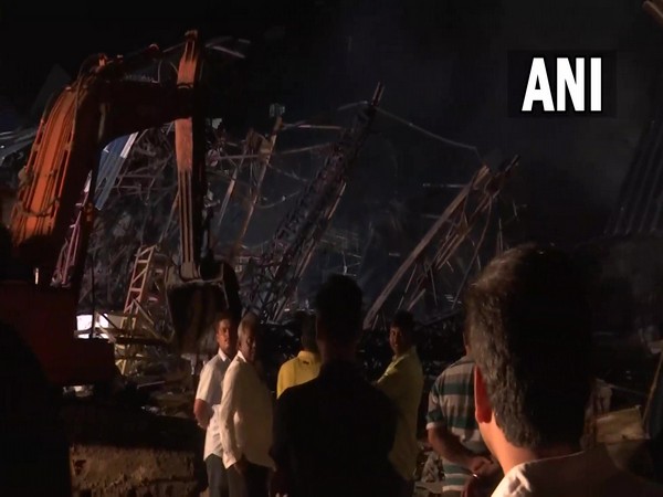 A visual of the fire incident (Image source: ANI)