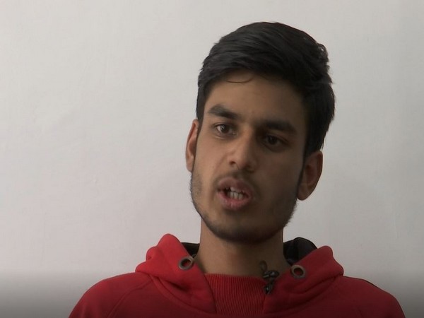 Shah Huzaib, Kashmir's first football trick-shot artist to gain global praise. (Photo/ANI)