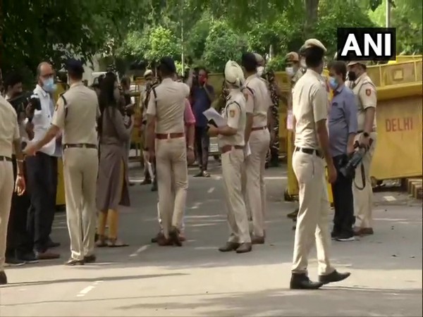 Forces deployed at Jantar Mantar ahead of farmers protest tomorrow. (Photo/ ANI)
