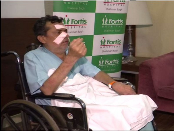 Sunil Dutt received a treatment for situs inversus at a hospital in New Delhi [Photo/ANI]